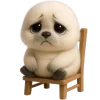 🥺 Эмодзи «Белый тюлень» для Telegram