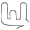 👀 Эмодзи «white alphabet» для Telegram