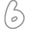 👀 Эмодзи «white alphabet» для Telegram