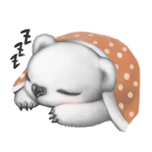 Стикерпак White Bear для Telegram