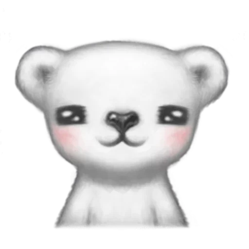 😦 Стикер «White Bear» для Telegram