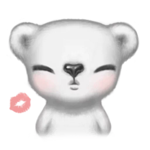 😦 Стикер «White Bear» для Telegram