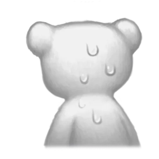 😮 Стикер «White Bear» для Telegram
