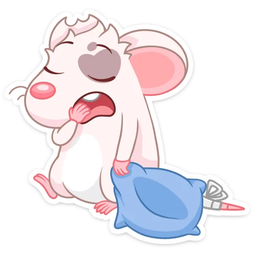 😴 Стикер «Вайт без надписей» для Telegram