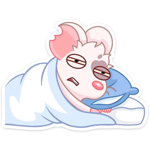 😴 Стикер «Вайт без надписей» для Telegram
