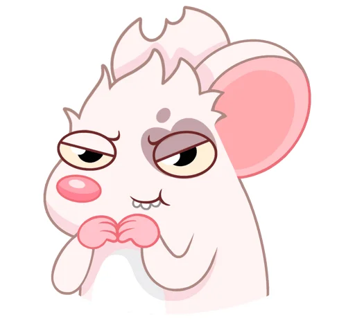 🤫 Стикер «Вайт без надписей» для Telegram