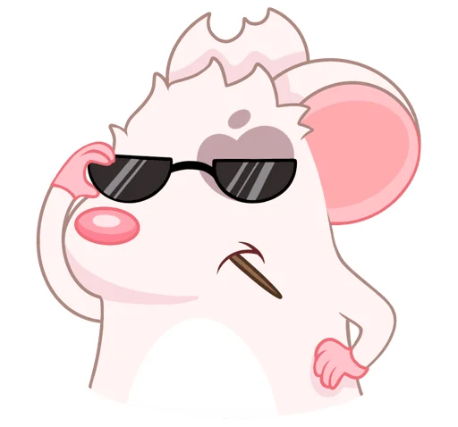 😎 Стикер «Вайт без надписей» для Telegram