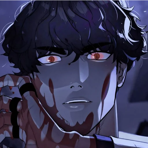 🔪 Стикер «white blood» для Telegram