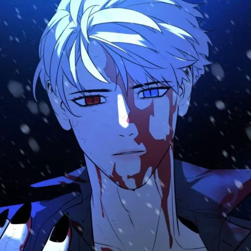 🔪 Стикер «white blood» для Telegram