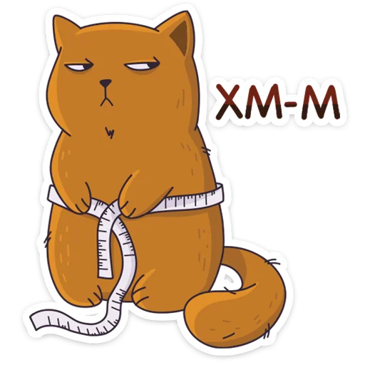 🤔 Стикер «Девочка-панда и кот Барсик» для Telegram