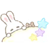 😴 Эмодзи «White Bunny Emoji» для Telegram