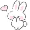 😘 Эмодзи «White Bunny Emoji» для Telegram