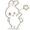 😉 Эмодзи «White Bunny Emoji» для Telegram