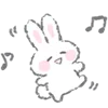 💃 Эмодзи «White Bunny Emoji» для Telegram
