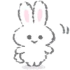 🙂 Эмодзи «White Bunny Emoji» для Telegram