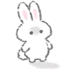 😶 Эмодзи «White Bunny Emoji» для Telegram
