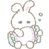😶 Эмодзи «White Bunny Emoji» для Telegram