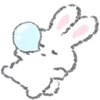 🥱 Эмодзи «White Bunny Emoji» для Telegram