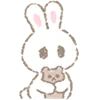 😒 Эмодзи «White Bunny Emoji» для Telegram
