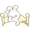 🥱 Эмодзи «White Bunny Emoji» для Telegram