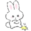 😠 Эмодзи «White Bunny Emoji» для Telegram