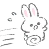 🏃‍♀️ Эмодзи «White Bunny Emoji» для Telegram