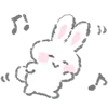 💃 Эмодзи «White Bunny Emoji» для Telegram