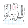 😴 Эмодзи «White Bunny Emoji» для Telegram