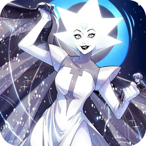 🪐 Стикер «White Diamond» для Telegram