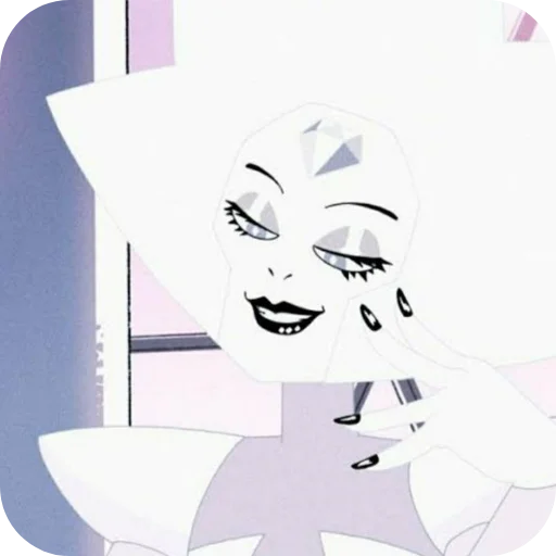 👄 Стикер «White Diamond» для Telegram