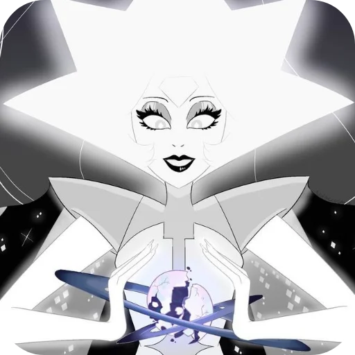 🐱 Стикер «White Diamond» для Telegram