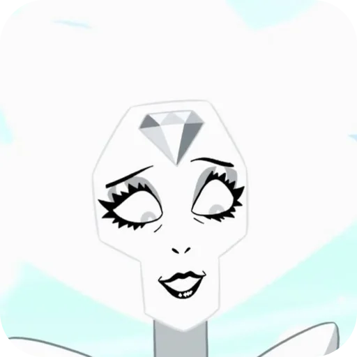 ☺ Стикер «White Diamond» для Telegram