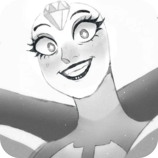 😁 Стикер «White Diamond» для Telegram