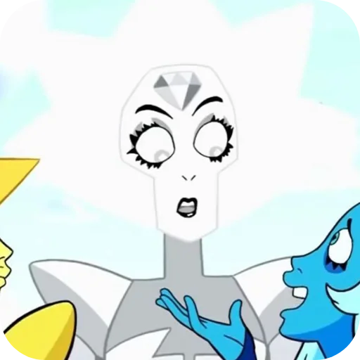 🐶 Стикер «White Diamond» для Telegram