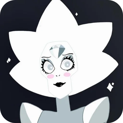 😊 Стикер «White Diamond» для Telegram