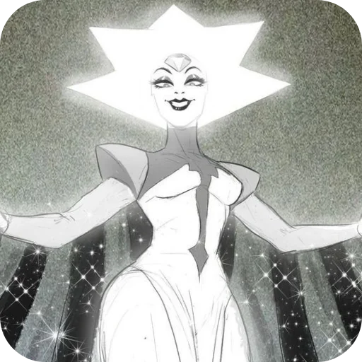 😁 Стикер «White Diamond» для Telegram