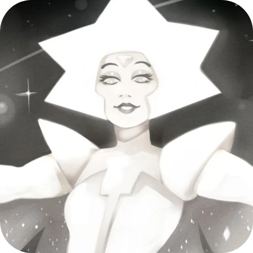 🥸 Стикер «White Diamond» для Telegram