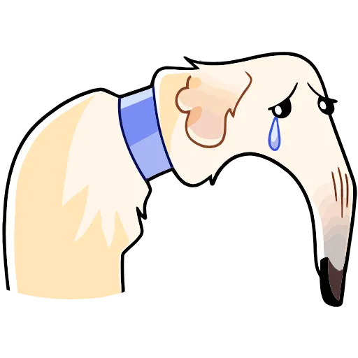 😢 Эмодзи «Белый» для Telegram