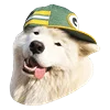 🤪 Эмодзи «White Dog Emoji» для Telegram
