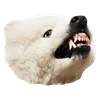 😬 Эмодзи «White Dog Emoji» для Telegram