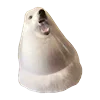🤪 Эмодзи «White Dog Emoji» для Telegram