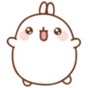 🐰 Эмодзи «White emoji kwii» для Telegram