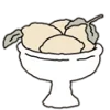 🍋 Эмодзи «White emoji kwii» для Telegram