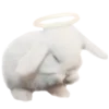 🐰 Эмодзи «White emoji kwii» для Telegram