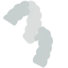 ⬜ Эмодзи «White emoji kwii» для Telegram