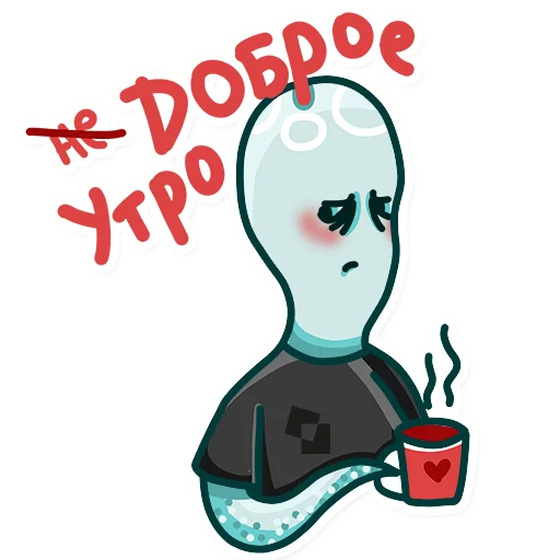 😴 Стикер «Женька [Белый Квадрат]» для Telegram