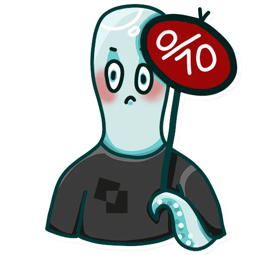 👎 Стикер «Женька [Белый Квадрат]» для Telegram
