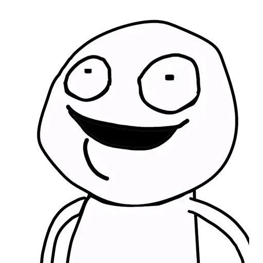 🫤 Стикер «White Face 1» для Telegram
