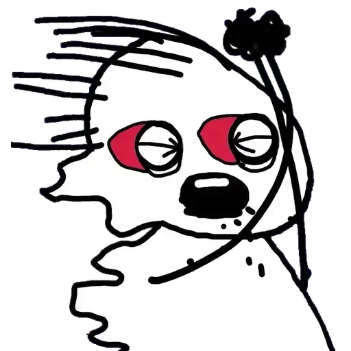 😑 Стикер «White Face 1» для Telegram