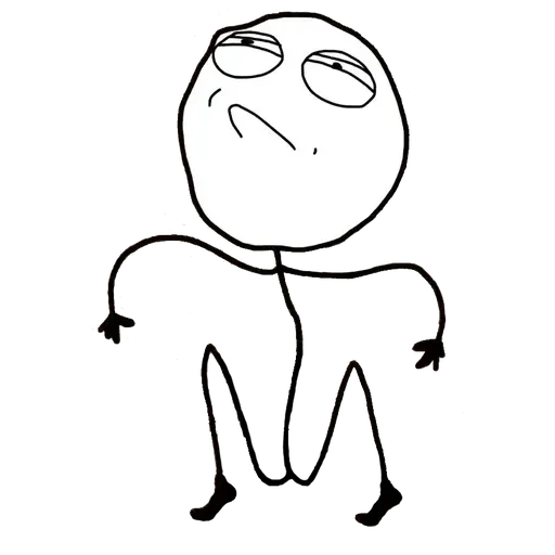 🙁 Стикер «White Face 1» для Telegram